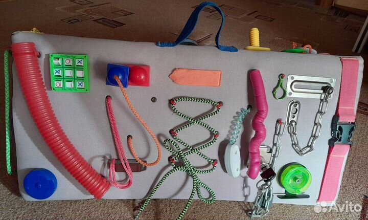 Мягкий бизиборд,тканевый. XL