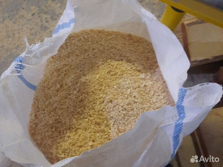 Опилки стружка в мешках