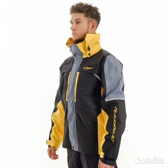 Куртка quad PRO black-yellow 2023