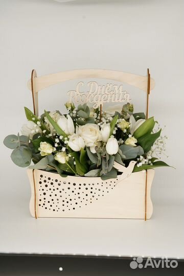Корзинка кашпо для цветов