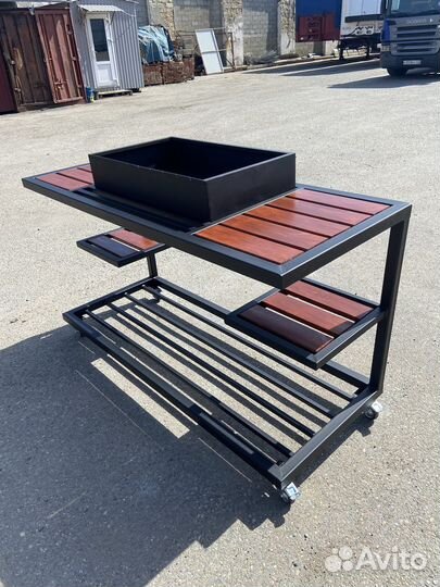 Мангал в стиле лофт