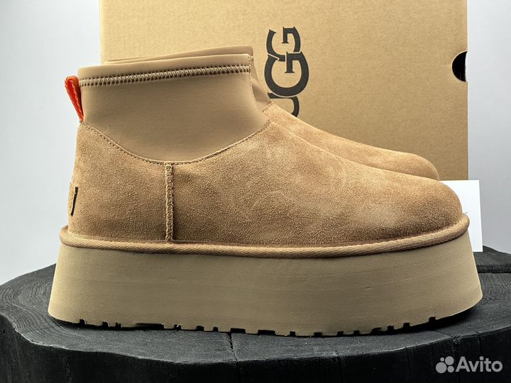 Угги UGG Dipper Platform Chestnut женские