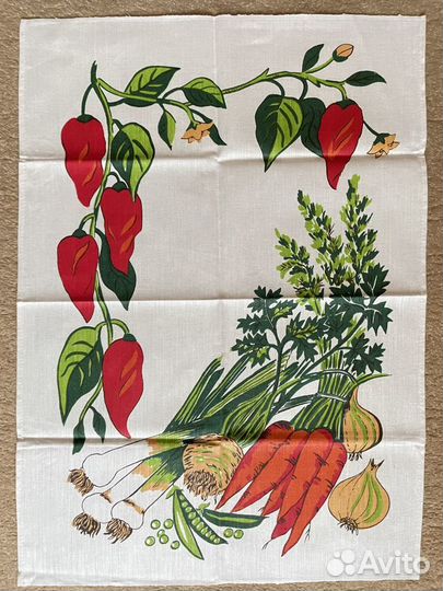 Полотенца льняные кухонные