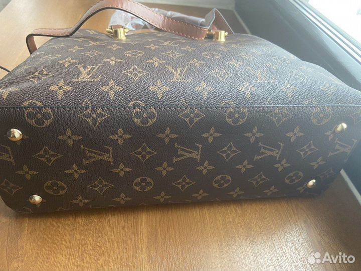 Сумка натуральная кожа канва Louis Vuitton