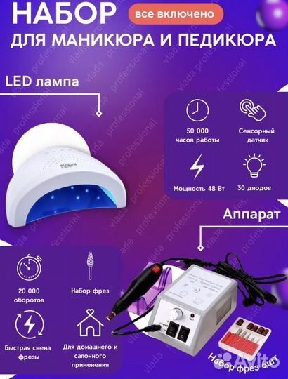 Набор для маникюра и педикюра