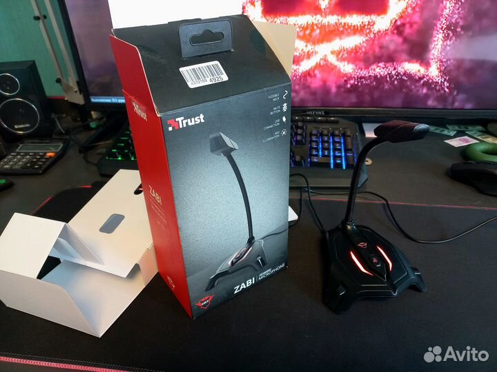Микрофон геймерский Trust zabi GXT215