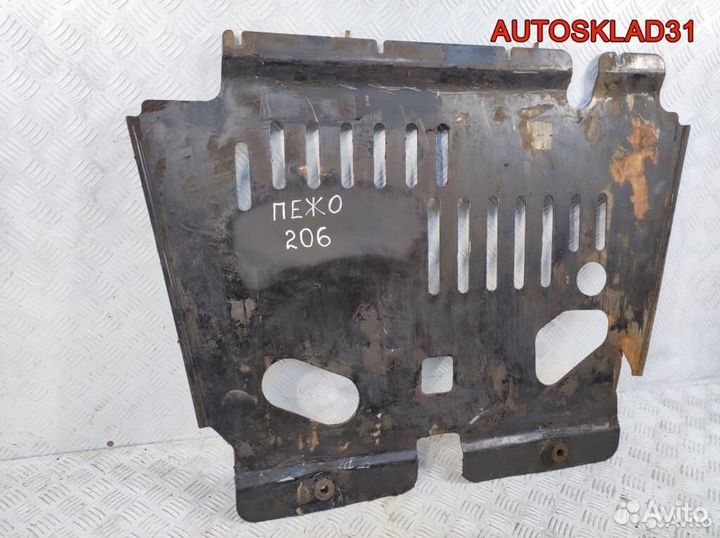 Защита двигателя Peugeot 206