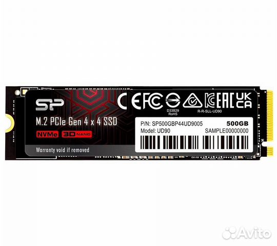 Жесткий диск SSD M.2 Silicon Power UD90500Gb (SP50