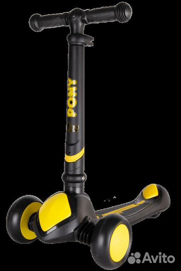 Самокат Tech Team Pony (1/4, black, NN007530)