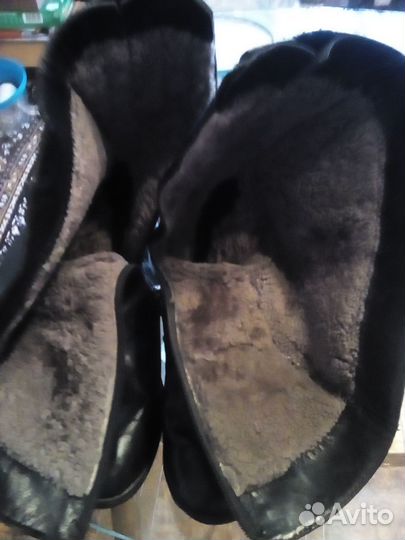 Зимние женские сапоги натуральная кожа