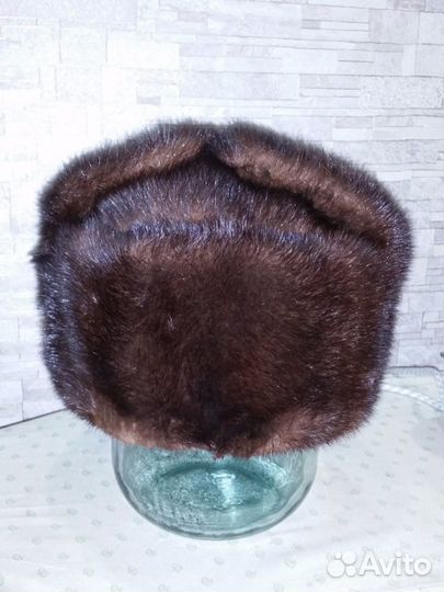 Норковая мужская шарка формовка