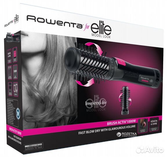 Фен щетка rowenta cf 9520