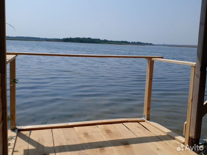 Аренда домика с баней у озера