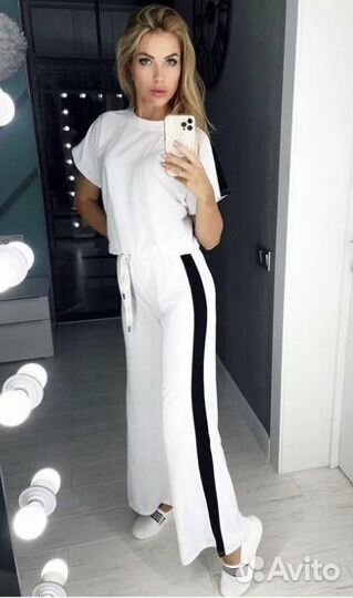 Летний брючный костюм женский