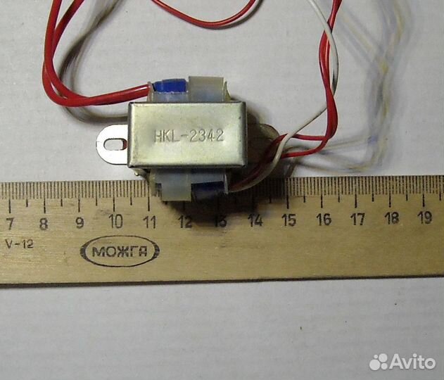 Трансформатор 220В / 12В (2 x 6В) 300mA.500mA