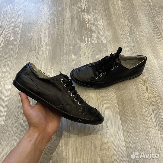 Кожаные кеды Calvin Klein