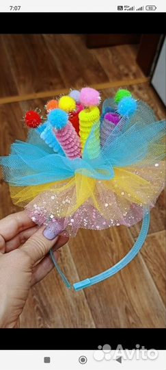 Ободок хлопушка