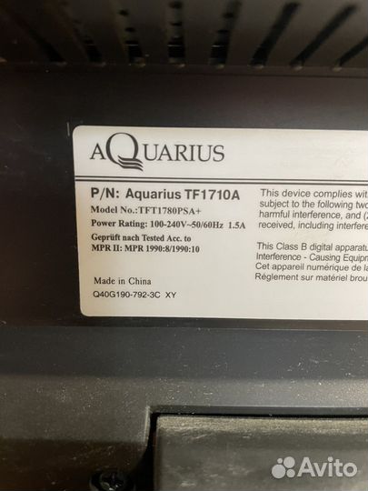 Монитор Aquarius tf1710a 17