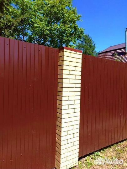 Забор из профнастила