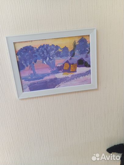 Картины гуашью