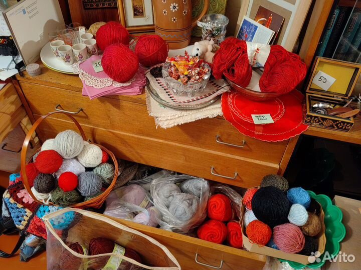 Пряжа ткани нитки фурнитура