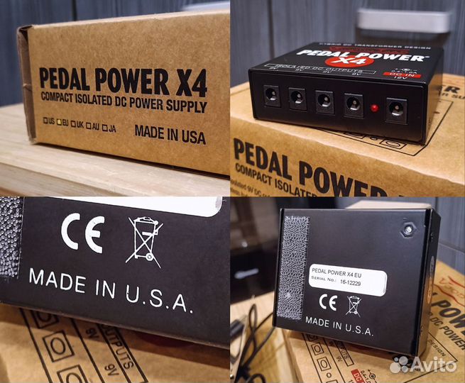 Pedal Power X4 Voodoo Lab (США, Блок Питания 9V)