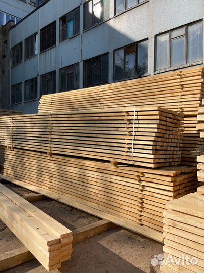 Доска обрезная 25х150х6000мм