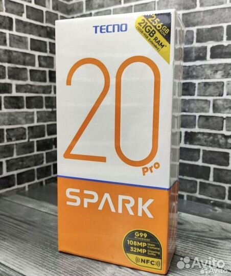 TECNO Spark 20 Pro, 8/256 ГБ