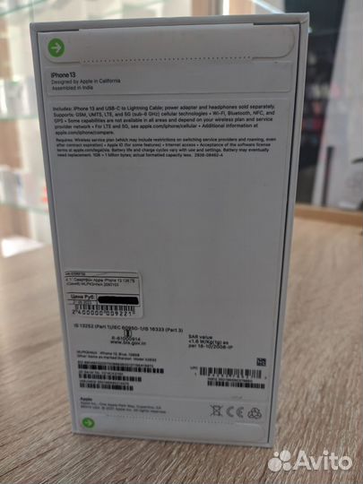 Apple iPhone 13 128gb Синий