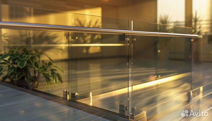Стеклянное ограждение