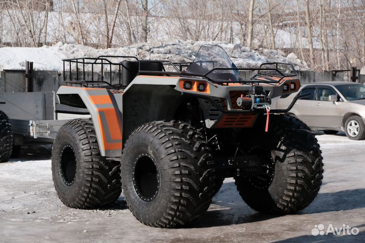 Плавающий квадроцикл