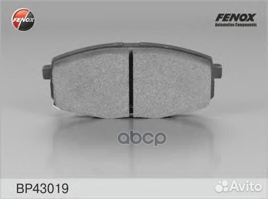 Колодки диск.перед. 4 шт. bp43019 fenox