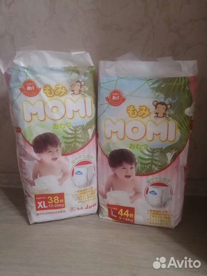 Подгузники-трусики Momi L, XL
