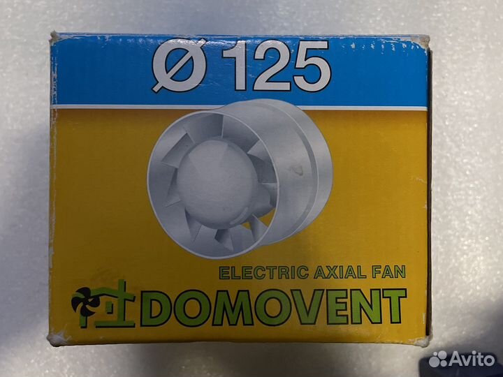 Вентилятор вытяжной domovent 125
