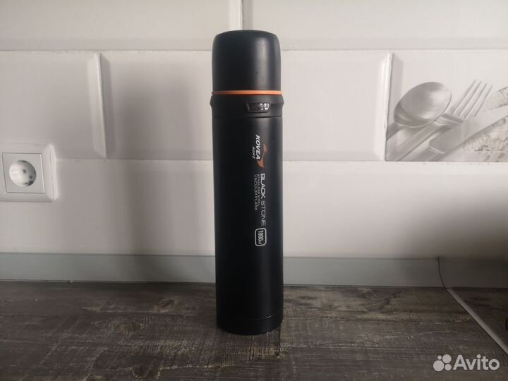 Термос черный Kovea Black Stone 1 л