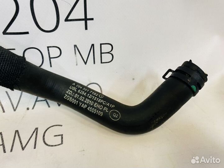 Патрубок системы охлаждения Mercedes W204 GLK