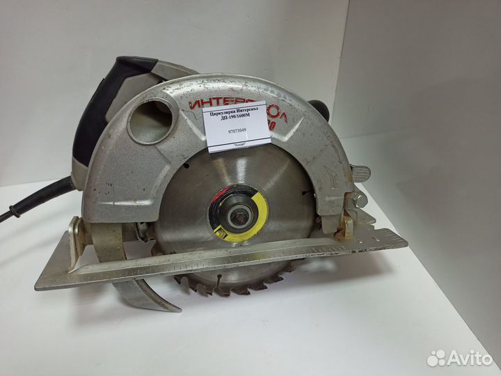 Циркулярка Интерскол дп-190/1600М
