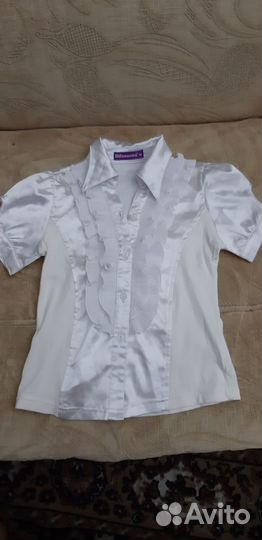 Блузки юбка школьная форма 122 128