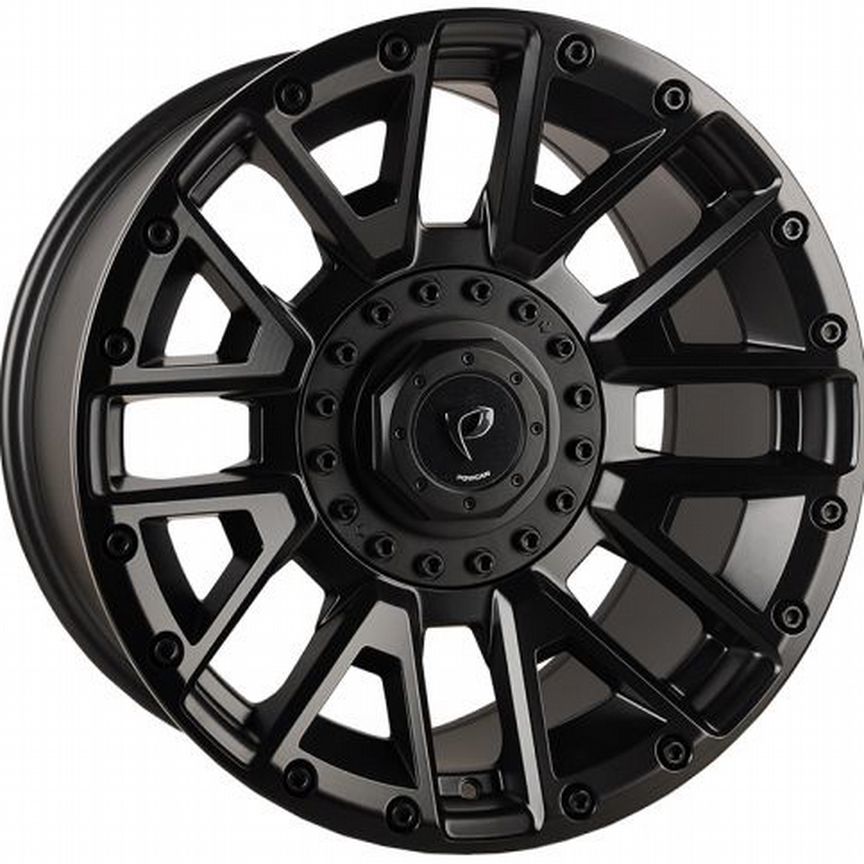Powcan 5821 : 9x18 6*139,7 Et:0 Dia:106,1 Black Matt