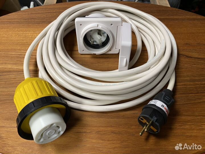 Кабель берегового питания катера 10 метров