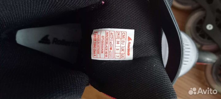 Роликовые коньки rollerblade (90w) 38р