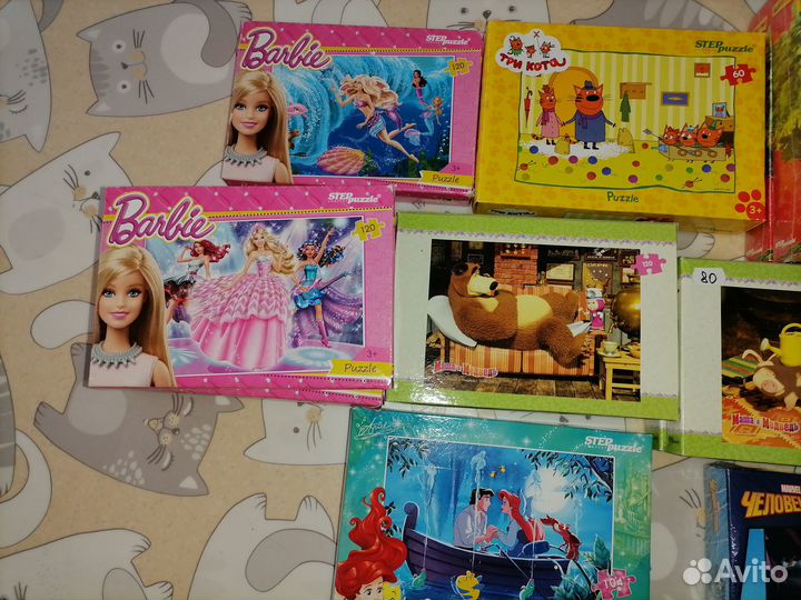 Игрушки для девочек, пазлы, мозаика