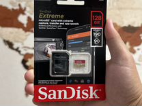 MicroSD+Adapter SanDisk Extreme 190MB/S 128Gb