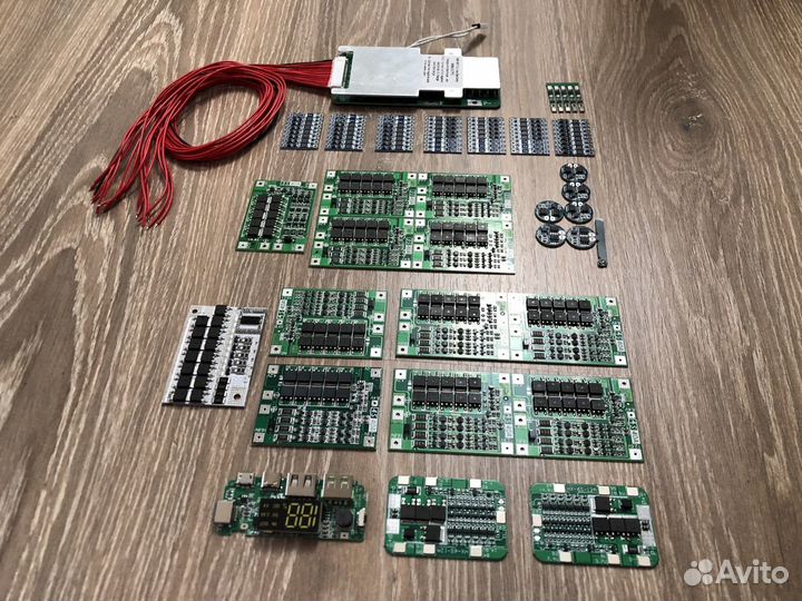Платы BMS 3s 4s 5s, разъемы, модули напряжения, зу