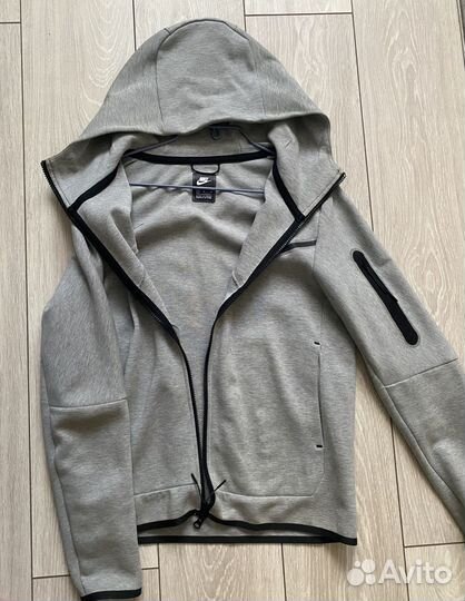Nike tech fleece серая оригинал