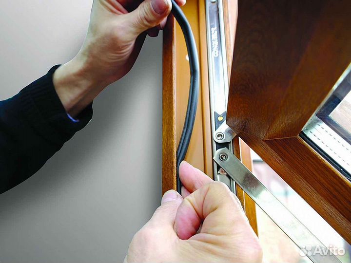 Ремонт окон, уплотнитель Rehau RAL59395