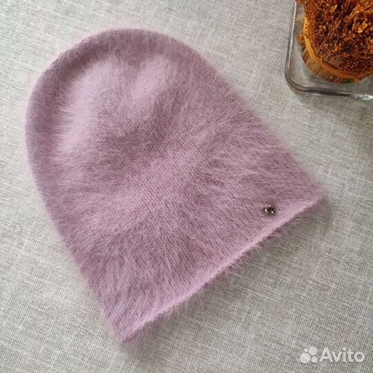 Шапка осенняя из ангоры для женщин