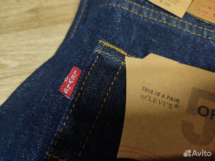 Джинсы Levis 501 индиго, 32/32