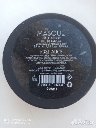 Lost Alice Masque Milano