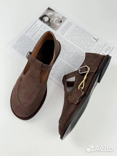 Лоферы шоколад 39 размер